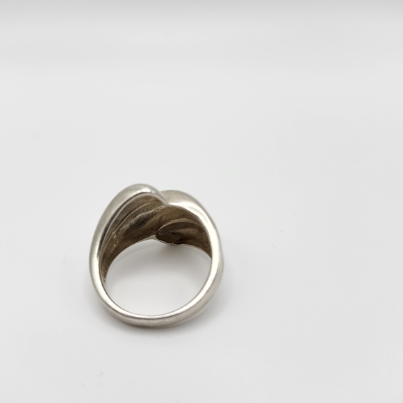 MWS signed, Sterling silver, Samara Jewelry Ring sz 7. Mark Wasserman. Puffy - Picture 5 of 6